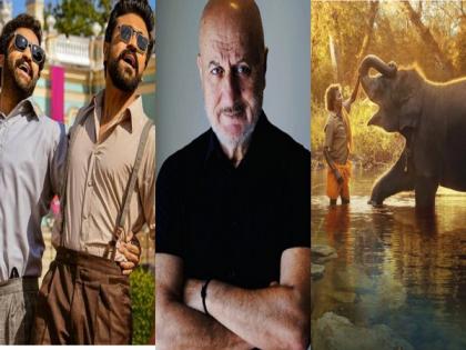 Anupam Kher congratulates team 'RRR', 'The Elephant Whisperers' on Oscar win | Anupam Kher congratulates team 'RRR', 'The Elephant Whisperers' on Oscar win Anupam Kher congratulates team 'RRR', 'The Elephant Whisperers' on Oscar win | Anupam Kher congratulates team 'RRR', 'The Elephant Whisperers' on Oscar win