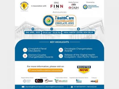 Healthcare Changemakers Club to organise 1st Healthcare Changemakers Conclave-2023 for Changemakers' Felicitation | Healthcare Changemakers Club to organise 1st Healthcare Changemakers Conclave-2023 for Changemakers' Felicitation