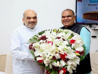 AAP MP meets Amit Shah in Delhi, discusses law and order situation in Punjab | AAP MP meets Amit Shah in Delhi, discusses law and order situation in Punjab AAP MP meets Amit Shah in Delhi, discusses law and order situation in Punjab | AAP MP meets Amit Shah in Delhi, discusses law and order situation in Punjab