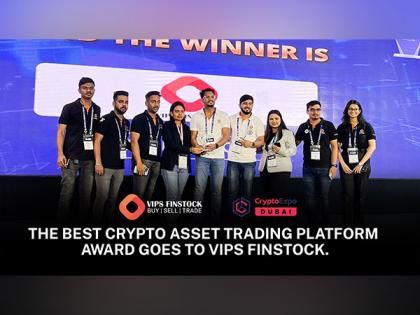 VIPS Finstock recognised as "The Best Crypto Asset Trading Platform" at Crypto Expo Dubai, 8-9 October 2023 | VIPS Finstock recognised as "The Best Crypto Asset Trading Platform" at Crypto Expo Dubai, 8-9 October 2023