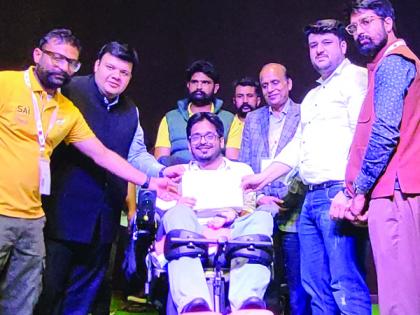 Delhi's Sachin Chamaria sets National Record by winning Gold Medal at the 7th BOCCIA National Championship 2022-23 in BC3 Individual and Mixed Pair Category | Delhi's Sachin Chamaria sets National Record by winning Gold Medal at the 7th BOCCIA National Championship 2022-23 in BC3 Individual and Mixed Pair Category