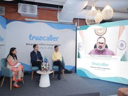 Minister of State for Skill Development and Entrepreneurship &amp; Electronics, Information Technology, Rajeev Chandrasekhar inaugurates Truecallers largest office in India | Minister of State for Skill Development and Entrepreneurship &amp; Electronics, Information Technology, Rajeev Chandrasekhar inaugurates Truecallers largest office in India