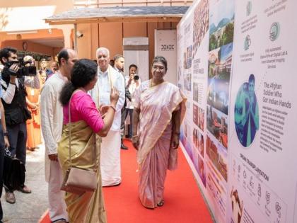 Kerala: President Murmu visits Mata Amritanandamayi Math in Kollam | Kerala: President Murmu visits Mata Amritanandamayi Math in Kollam
