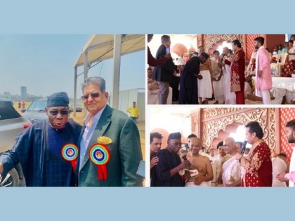 Former President Obasanjo visits India to celebrate the Acharya Padvi of the Jain Monk Naypadmasagar Ji | Former President Obasanjo visits India to celebrate the Acharya Padvi of the Jain Monk Naypadmasagar Ji