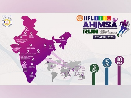 IIFL aims World Record with IIFL JITO Ahimsa Run on April 2 in 23 countries and 65 cities in India | IIFL aims World Record with IIFL JITO Ahimsa Run on April 2 in 23 countries and 65 cities in India