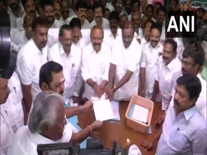 Tamil Nadu: EPS files nomination for AIADMK general secretary post | Tamil Nadu: EPS files nomination for AIADMK general secretary post