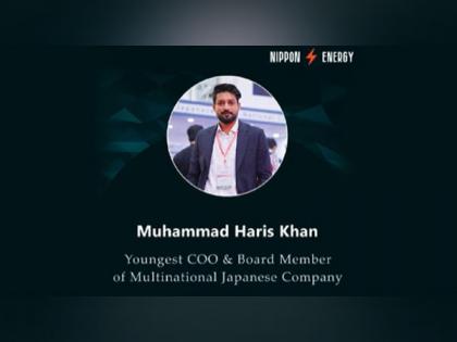Muhammad Haris Khan becomes Nippon Energy's youngest COO and Board Member | Muhammad Haris Khan becomes Nippon Energy's youngest COO and Board Member
