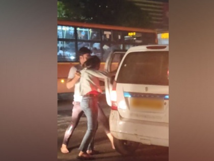 Delhi: Man seen beating woman and forcing her to sit in car in viral video, say police | Delhi: Man seen beating woman and forcing her to sit in car in viral video, say police
