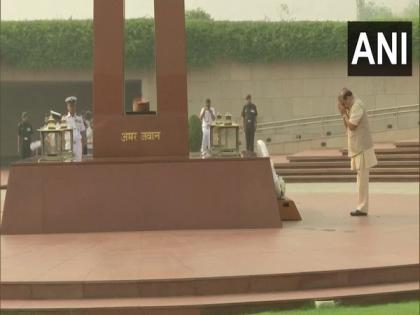 Assam CM, Governor visit National War Memorial and National Police memorial, pay homage to brave hearts | Assam CM, Governor visit National War Memorial and National Police memorial, pay homage to brave hearts