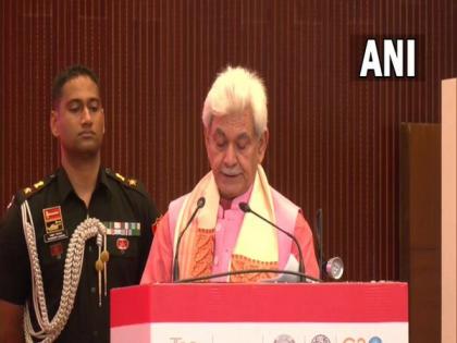 LG Manoj Sinha lays foundation stone of first international mall in J-K, paves way for more investments | LG Manoj Sinha lays foundation stone of first international mall in J-K, paves way for more investments