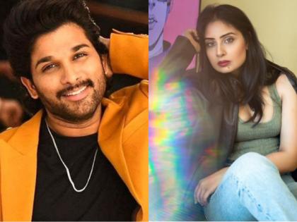 Allu Arjun blocks-unblocks 'Varudu' co-star Bhanushree Mehra on Twitter | Allu Arjun blocks-unblocks 'Varudu' co-star Bhanushree Mehra on Twitter