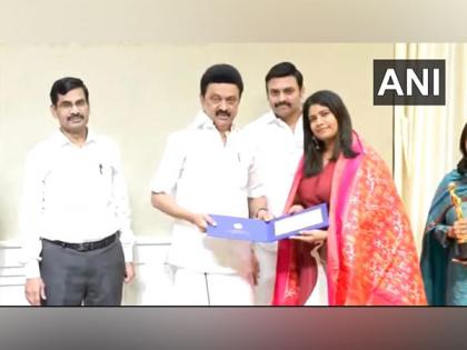 Tamil Nadu CM MK Stalin felicitates Oscar-winner The Elephant Whisperer's director Kartiki Gonsalves | Tamil Nadu CM MK Stalin felicitates Oscar-winner The Elephant Whisperer's director Kartiki Gonsalves