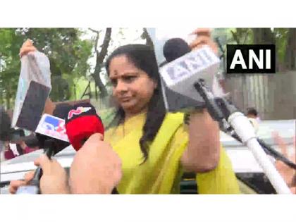 BRS MLC K Kavitha arrives at ED office for questioning in Delhi liquor policy case | BRS MLC K Kavitha arrives at ED office for questioning in Delhi liquor policy case