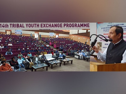 J-K LG's advisor Bhatnagar inaugurates Tribal Youth Exchange programme in Jammu | J-K LG's advisor Bhatnagar inaugurates Tribal Youth Exchange programme in Jammu