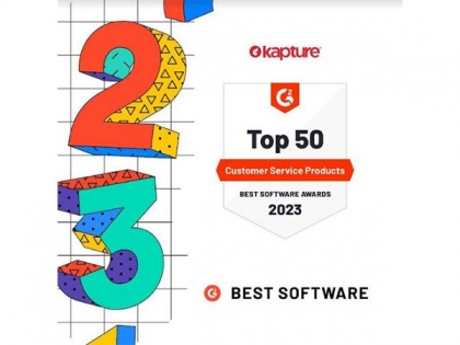 Kapture CX rewarded with Most Popular Software in CRM for Q1 2023 and featured in the best of software 2023 list | Kapture CX rewarded with Most Popular Software in CRM for Q1 2023 and featured in the best of software 2023 list