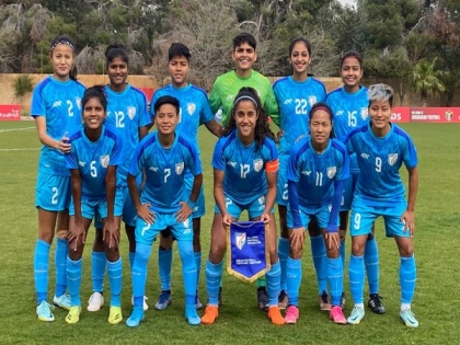 India senior women's football team play goalless draw against Jordan | India senior women's football team play goalless draw against Jordan