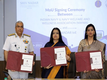 Shiv Nadar Institution of Eminence and Indian Navy Sign MoU to support education of Navy Personnel's children | Shiv Nadar Institution of Eminence and Indian Navy Sign MoU to support education of Navy Personnel's children
