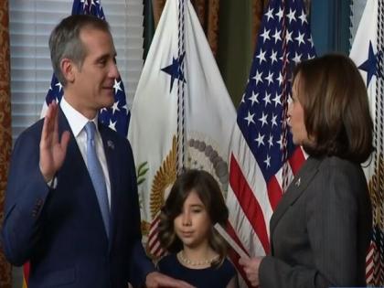 Eric Garcetti sworn in as new US Ambassador to India | Eric Garcetti sworn in as new US Ambassador to India