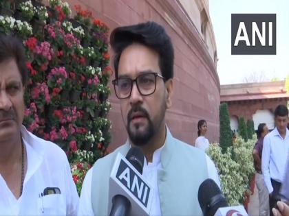 "Will Congress keep wearing black clothes after committing black deeds?" asks Union Minister Anurag Thakur | "Will Congress keep wearing black clothes after committing black deeds?" asks Union Minister Anurag Thakur