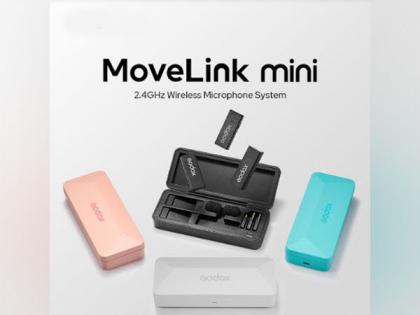 Godox MoveLink Mini Wireless Microphone introduced in Indian Market by Godox through Nikita Distributors at a Very Affordable Price | Godox MoveLink Mini Wireless Microphone introduced in Indian Market by Godox through Nikita Distributors at a Very Affordable Price
