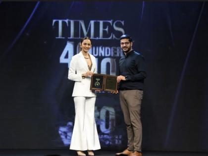 Masai School's founder &amp; CEO, Prateek Shukla felicitated at Times 40 Under 40 | Masai School's founder &amp; CEO, Prateek Shukla felicitated at Times 40 Under 40