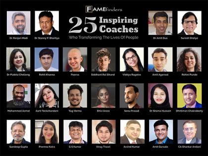 Fame Finders honored 25 inspiring coaches who are transforming the lives of people | Fame Finders honored 25 inspiring coaches who are transforming the lives of people