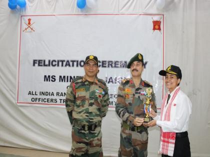 Assam: Spear Corps Warriors felicitates Minerva Jaishy for securing AIR 1 in NCC Special Entry | Assam: Spear Corps Warriors felicitates Minerva Jaishy for securing AIR 1 in NCC Special Entry