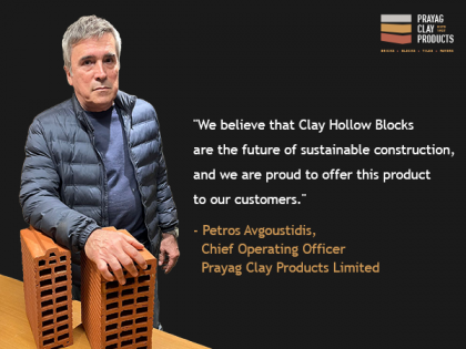 Clay Hollow Bricks is the future of sustainable construction, says Dishaant Badlani, Director of Prayag Clay Products Limited | Clay Hollow Bricks is the future of sustainable construction, says Dishaant Badlani, Director of Prayag Clay Products Limited Clay Hollow Bricks is the future of sustainable construction, says Dishaant Badlani, Director of Prayag Clay Products Limited | Clay Hollow Bricks is the future of sustainable construction, says Dishaant Badlani, Director of Prayag Clay Products Limited