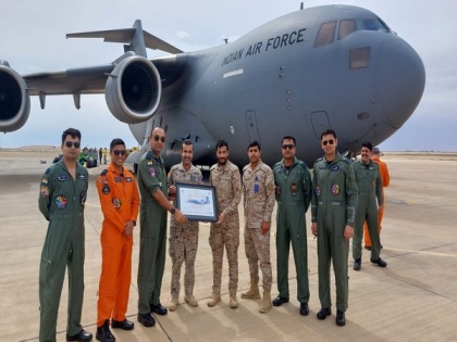 IAF contingents returning from Cobra Warrior exercise in UK take off for India after Riyadh stopover | IAF contingents returning from Cobra Warrior exercise in UK take off for India after Riyadh stopover