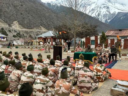 ITBP jawans are symbols of bravery, perseverance, says Mansukh Mandaviya in Uttarakhand's Chamoli | ITBP jawans are symbols of bravery, perseverance, says Mansukh Mandaviya in Uttarakhand's Chamoli