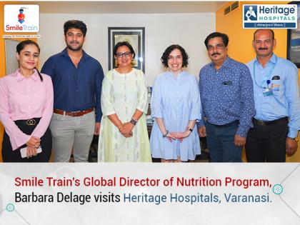 Smile Train's Global Director of Nutrition Program visits Heritage Hospitals, Varanasi | Smile Train's Global Director of Nutrition Program visits Heritage Hospitals, Varanasi