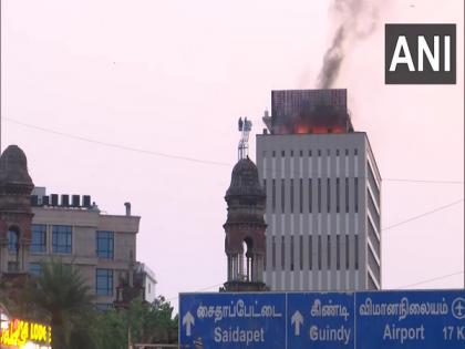 Fire breaks out in LIC building in Chennai, no casualties | Fire breaks out in LIC building in Chennai, no casualties
