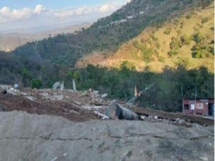 Landslide in Himachal Pradesh's Solan; no casualties reported | Landslide in Himachal Pradesh's Solan; no casualties reported