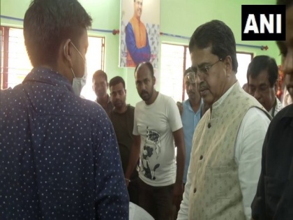 Tripura CM Manik Saha attends mega blood donation camp in Agartala | Tripura CM Manik Saha attends mega blood donation camp in Agartala