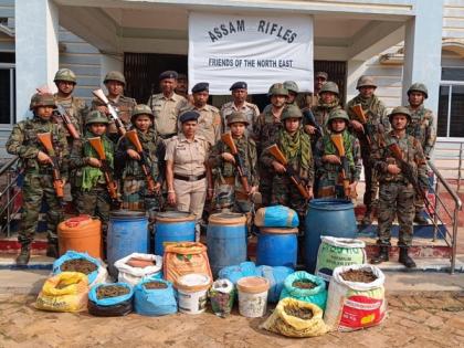 Tripura: Assam Rifles seize 250 kg marijuana worth Rs 70 lakh in Sepahijala district | Tripura: Assam Rifles seize 250 kg marijuana worth Rs 70 lakh in Sepahijala district