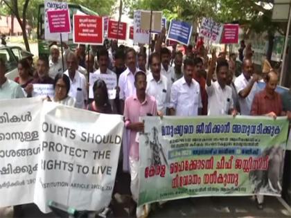 Farmers' organisations march from Idukki to Kerala HC on 'Arikomban' issue | Farmers' organisations march from Idukki to Kerala HC on 'Arikomban' issue Farmers' organisations march from Idukki to Kerala HC on 'Arikomban' issue | Farmers' organisations march from Idukki to Kerala HC on 'Arikomban' issue