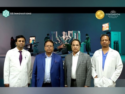 Continental Hospitals performs the first robot-assisted CABG procedure in India with SSI Mantra Robot | Continental Hospitals performs the first robot-assisted CABG procedure in India with SSI Mantra Robot
