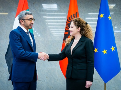 Abdullah bin Zayed meets Albanian Minister for Europe and Foreign Affairs | Abdullah bin Zayed meets Albanian Minister for Europe and Foreign Affairs
