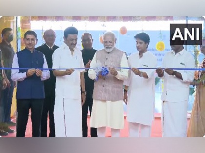 PM Modi inaugurates new integrated terminal of Chennai International Airport | PM Modi inaugurates new integrated terminal of Chennai International Airport