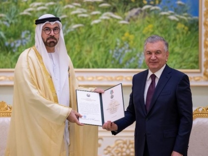 President of Uzbekistan confers Order of Friendship on Mohammad Al Gergawi | President of Uzbekistan confers Order of Friendship on Mohammad Al Gergawi