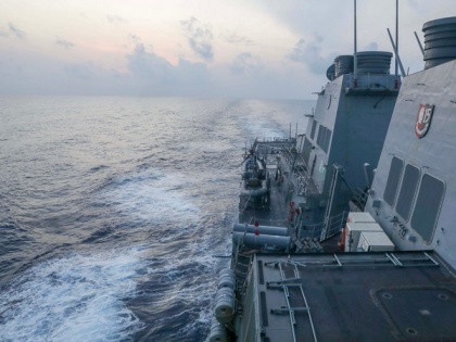 US Navy destroyer sails near contested island in South China Sea militarized by Beijing | US Navy destroyer sails near contested island in South China Sea militarized by Beijing