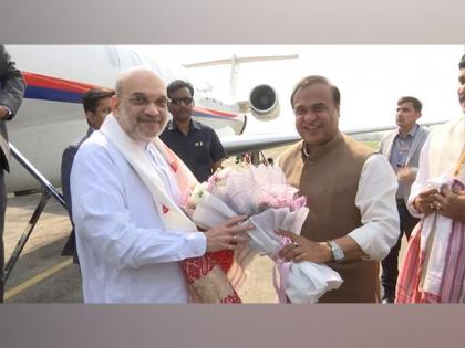 Amit Shah arrives in Assam's Dibrugarh on two-day visit to Northeast | Amit Shah arrives in Assam's Dibrugarh on two-day visit to Northeast