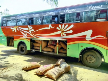 BSF Meghalaya seizes Betel Nuts from Assam-bound bus in East Jaintia Hills; 4 apprehended | BSF Meghalaya seizes Betel Nuts from Assam-bound bus in East Jaintia Hills; 4 apprehended
