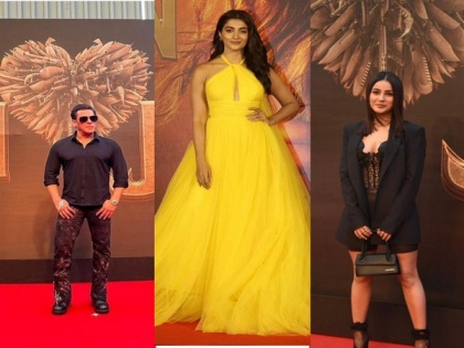 Salman to Pooja Hedge, Shehnaaz: Who wore what at 'Kisi Ki Bhai Kisi Ki Jaan' trailer launch | Salman to Pooja Hedge, Shehnaaz: Who wore what at 'Kisi Ki Bhai Kisi Ki Jaan' trailer launch