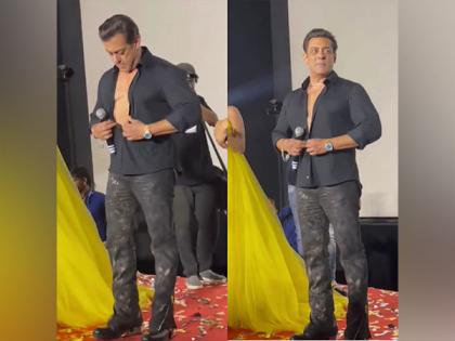 "Tumko lagta hai VFX": Salman Khan flaunts his six-pack abs at 'Kisi Ka Bhai Kisi Ki Jaan' trailer launch | "Tumko lagta hai VFX": Salman Khan flaunts his six-pack abs at 'Kisi Ka Bhai Kisi Ki Jaan' trailer launch "Tumko lagta hai VFX": Salman Khan flaunts his six-pack abs at 'Kisi Ka Bhai Kisi Ki Jaan' trailer launch | "Tumko lagta hai VFX": Salman Khan flaunts his six-pack abs at 'Kisi Ka Bhai Kisi Ki Jaan' trailer launch