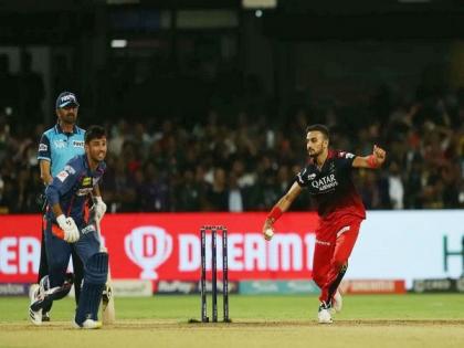 RCB pacer Harshal Patel completes 100 IPL wickets | RCB pacer Harshal Patel completes 100 IPL wickets