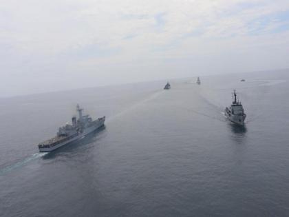 Indian Navy carries out SLINEX maritime operations with Sri Lanka Navy | Indian Navy carries out SLINEX maritime operations with Sri Lanka Navy