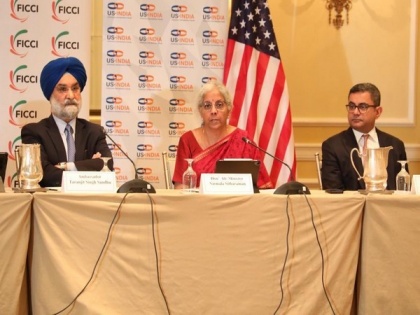 Sitharaman participates in a roundtable on "Investing in the India Decade" organised by FICCI, USISP | Sitharaman participates in a roundtable on "Investing in the India Decade" organised by FICCI, USISP