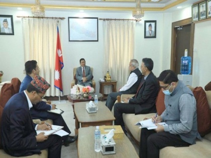 Indian envoy pays courtesy call to Nepal Home Minister, discusses range of bilateral issues | Indian envoy pays courtesy call to Nepal Home Minister, discusses range of bilateral issues