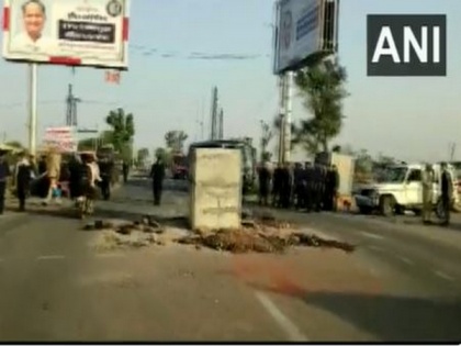 Situation under control after clash over installation of Bhimrao Ambedkar, Maharaja Surajmal statues in Rajasthan's Bharatpur | Situation under control after clash over installation of Bhimrao Ambedkar, Maharaja Surajmal statues in Rajasthan's Bharatpur